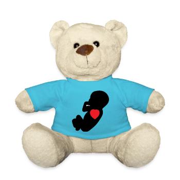 infant - Teddy Bear - atoll blue - Front