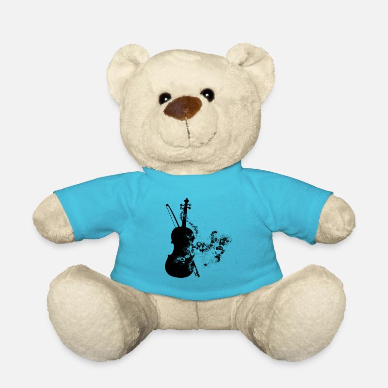 Geige modern - Teddy - Atollblau