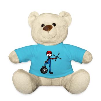 Mechaniker - Teddy - Atollblau - Vorne