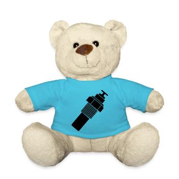 Liquid_ temperature_ sensor - Teddy Bear - atoll blue - Front