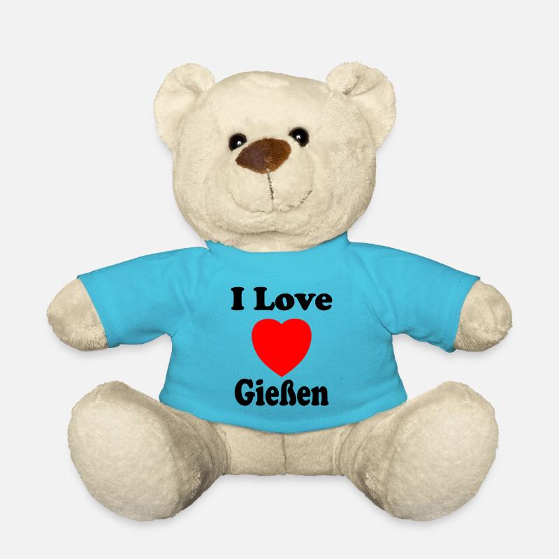 I love Giessen - Teddy - Atollblau