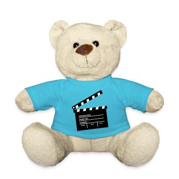 clap de cinema - Nounours - bleu outremer - Devant