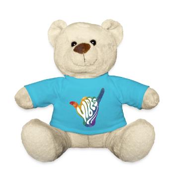 Ondes positives - Nounours - bleu outremer - Devant