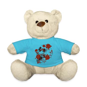 Flowers and Roses - Teddy - Atollblau - Vorne