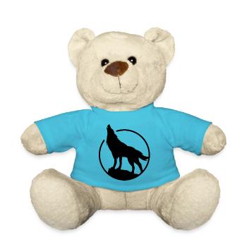Wolf - Protection de la nature - Protection des animaux - Nounours - bleu outremer - Devant