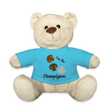 I'm the Champignon - Teddy - Atollblau - Vorne