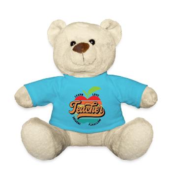 Teacher - Teddy Bear - atoll blue - Front