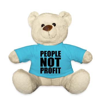 people not profit - Nounours - bleu outremer - Devant