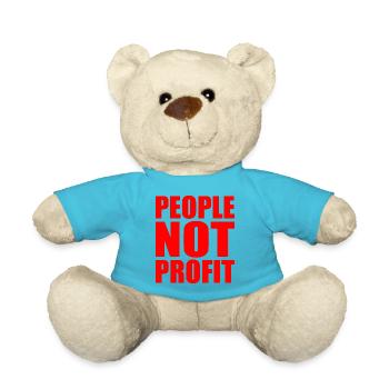 People not profit - Nounours - bleu outremer - Devant