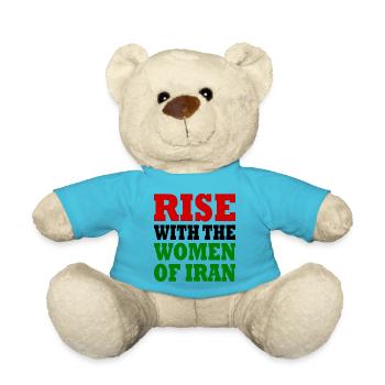 Rise with the women of iran - Teddy - Atollblau - Vorne