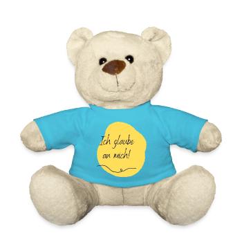 Ich glaube an mich! - Teddy - Atollblau - Vorne
