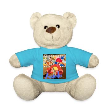 Australie, Kangourou. - Nounours - bleu outremer - Devant