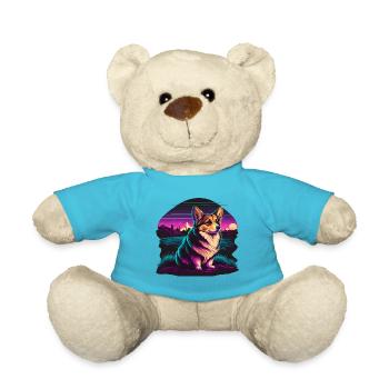 Corgi extérieur paisible - Nounours - bleu outremer - Devant