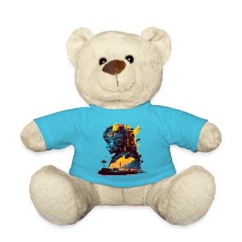Cyborg du futur pour les nerds absolus et les geeks - Nounours - bleu outremer - Devant
