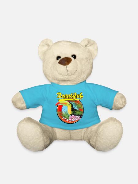 Beau Magaluf, logo toucan. - Nounours - bleu outremer