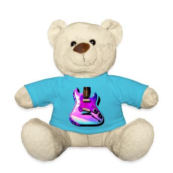 Les guitares aiment le funky - Nounours - bleu outremer - Devant