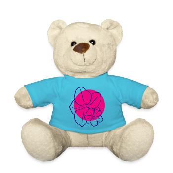 Flower Blume Pflanze - Teddy - Atollblau - Vorne