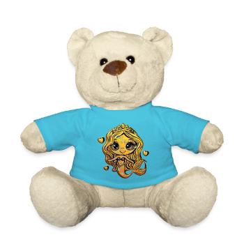 Sweet Mermaid 3 - Teddy Bear - atoll blue - Front