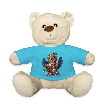 Klassischer Greif - Teddy - Atollblau - Vorne