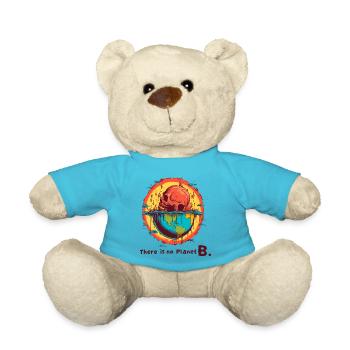 Earth Dying - Teddy Bear - atoll blue - Front