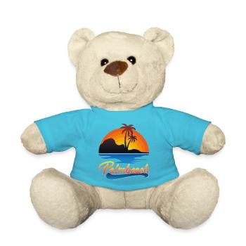 Palmbeach Sunset Design - Teddy Bear - atoll blue - Front