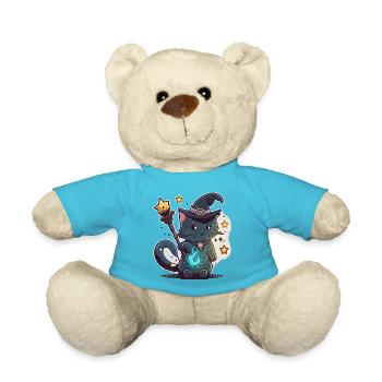 Katzen-Magier - Teddy - Atollblau - Vorne