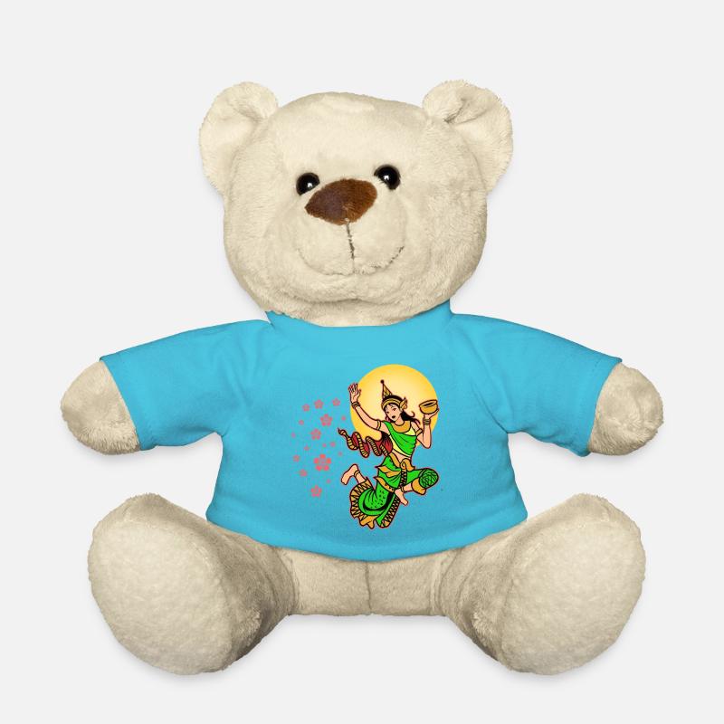 Cambodia Khmer New Year Choul Chnam I Gift - Teddy Bear - atoll blue