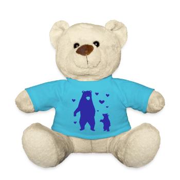 Bär - Panda Wald Natur Freiheit wild - Teddy - Atollblau - Vorne