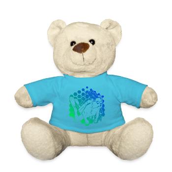 Scuba Taucher Scuba Diver Free Dive Diver - Teddy - Atollblau - Vorne