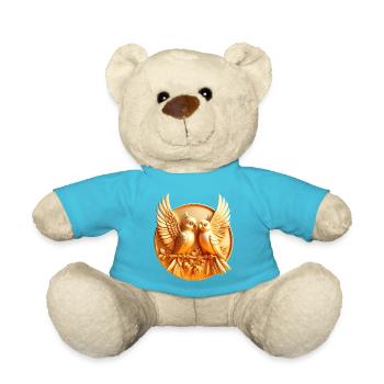 Medaille (03) - Teddy - Atollblau - Vorne