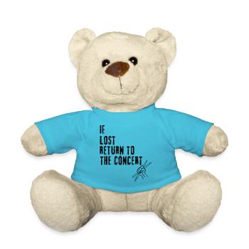 Collection « Si perdu, retournez au concert » - Nounours - bleu outremer - Devant
