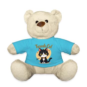 Tuxedo Cat Lover - Cadeau gratuit - Nounours - bleu outremer - Devant