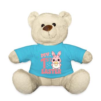 Babys erstes Ostern - My first Easter - Osterfest - Teddy - Atollblau - Vorne
