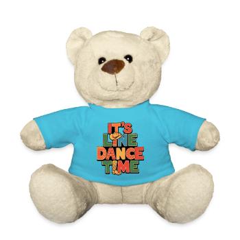 Danse en ligne Time Danse en ligne Il est temps de danser - Nounours - bleu outremer - Devant