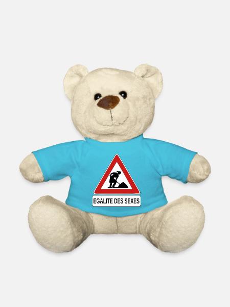 Egalité des sexes - Nounours - bleu outremer