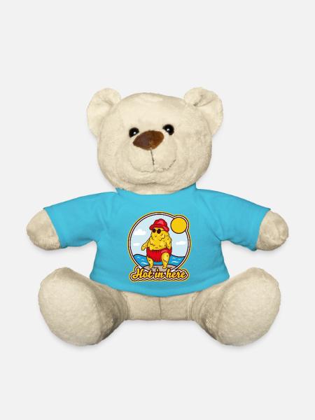 Melting Butter on the Beach - Teddy Bear - atoll blue