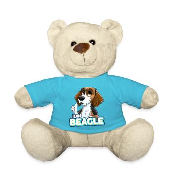 TEAM Beagle - Tricolore - Teddy - Atollblau - Vorne
