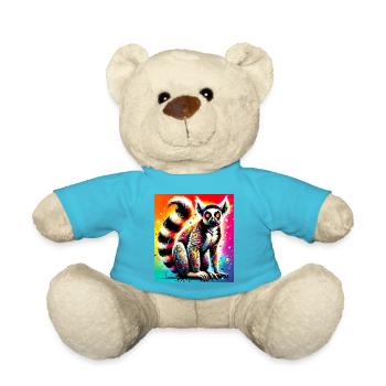 Lemur - Teddy Bear - atoll blue - Front