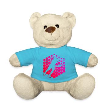 Pickleball Community Geschenkidee für den Vatertag - Teddy - Atollblau - Vorne