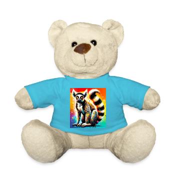 Lemur - Teddy Bear - atoll blue - Front
