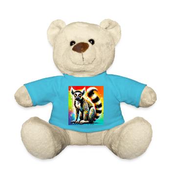Lemur - Teddy Bear - atoll blue - Front