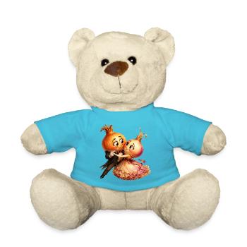Zwiebeln tanzend - Teddy - Atollblau - Vorne