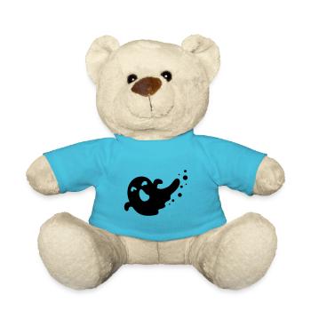 Spirit (D00228) - Teddy Bear - atoll blue - Front