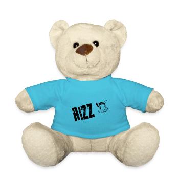Rizz-Vibes | Jugendwort - Teddy - Atollblau - Vorne
