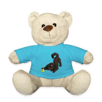 Der süßeste - Teddy - Atollblau - Vorne