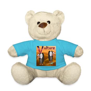V For Vulture - Teddy Bear - atoll blue - Front