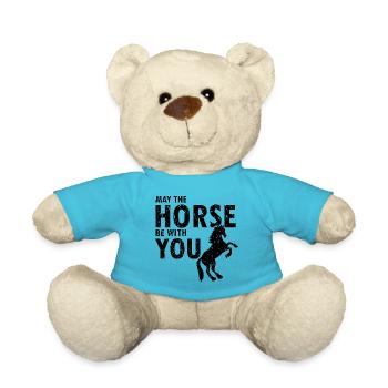 Cydesdale Reiter und Zugpferd Designs - Teddy - Atollblau - Vorne