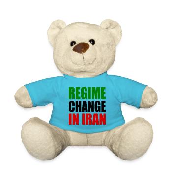 Regime change in iran - Teddy - Atollblau - Vorne