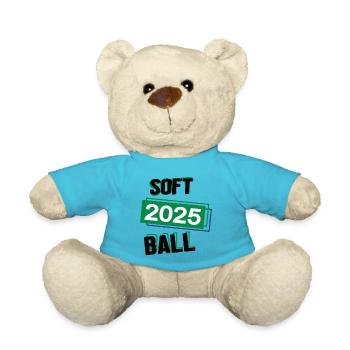 Softball Spieler Team Turnier Mannschaft in 2025 - Teddy - Atollblau - Vorne