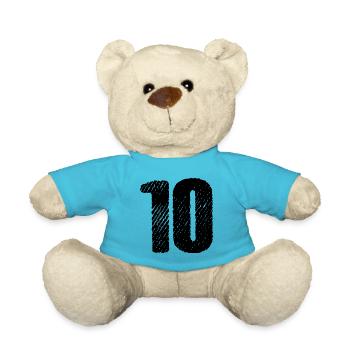Maillot à 10 chiffres - Nounours - bleu outremer - Devant